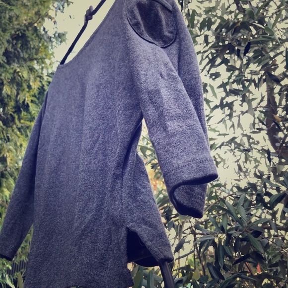 vtg 90s•boatneck jay jacobs 3/4 sleeve cropped  top - Picture 6 of 7